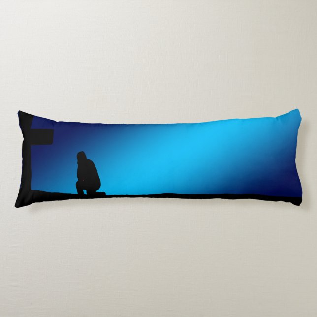 Coussins Longs Cross Prayer Banner (Devant)