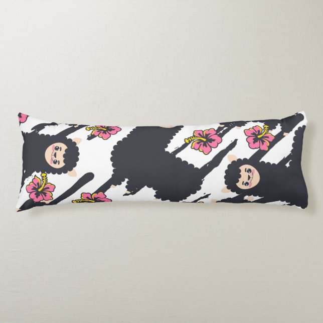 Coussins Longs Cute Alpaca (Devant)