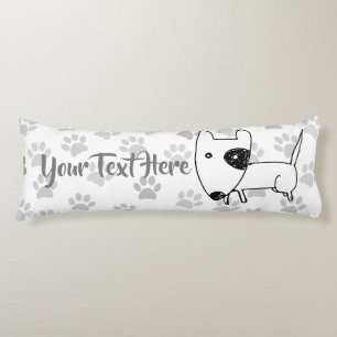 Coussins Longs Cute English Bull Terrier