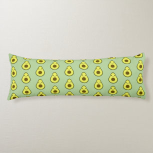Coussins Longs Cute Kawaii Avocado