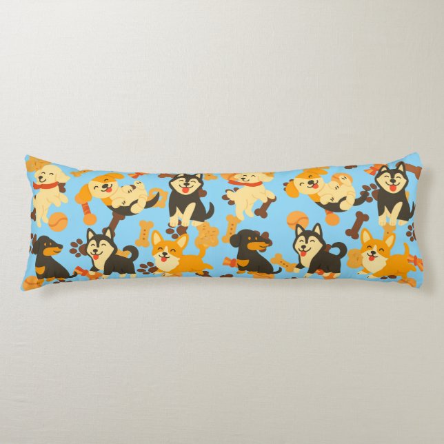 Coussins Longs Cute Puppies (Devant)