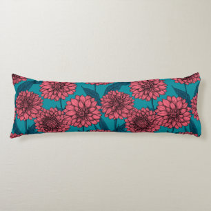 Coussins Longs Dahlias