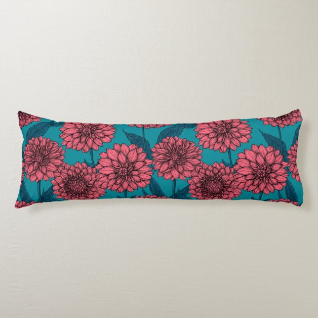 Coussins Longs Dahlias (Devant)