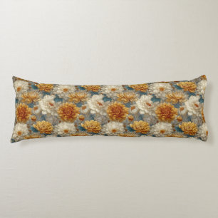 Coussins Longs Dahlias Floral Cozy Home Luxe Voyage