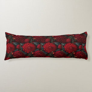 Coussins Longs Dahlias Imprimé Intérieurs Chauds Hawaïen Vers le