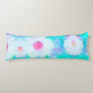 Coussins Longs Daisy en marguerite pastel en couleurs douces phot