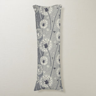 Coussins Longs Dandelion monochrome moderne