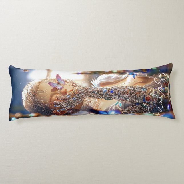 Coussins Longs Dark Fantasy Girl -  Esthétique Urbaine (Dos)