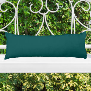 Coussins Longs Dark Teal Solid Color