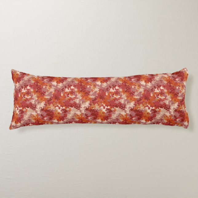 Coussins Longs Décor de chambre florale camouflage classique de g (Devant)