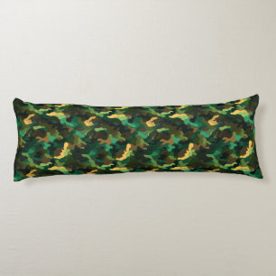 Coussins Longs Décoration de chambre botanique camouflage Cottage