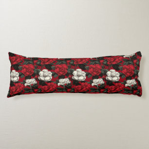 Coussins Longs Décoration de condo floral de Gardenias Plancher o