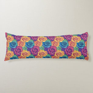 Coussins Longs Décoration de maison de jardin de roses Coin Coast