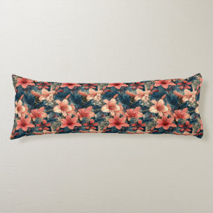 Coussins Longs Décoration de sol à motif Amaryllis Cottagecore Gr