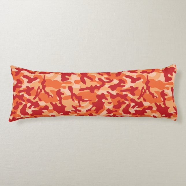 Coussins Longs Déguisement camouflage Abricot-Lave  (Devant)