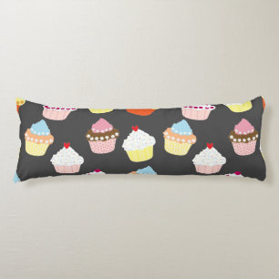 Coussins Longs Délicieux Décoré Anniversaire Cupcakes Oreiller Co