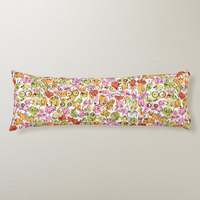 Coussins Longs design amusant (Devant)