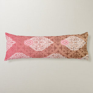 Coussins Longs Design de tissu orné avec dégradé à partir d'une b