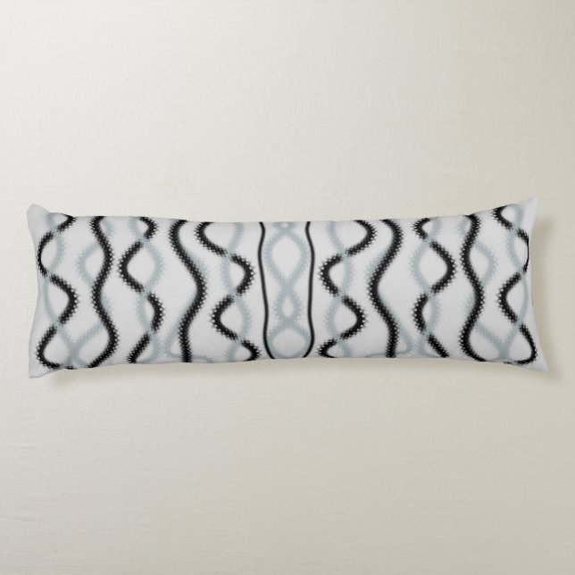 Coussins Longs Design géométrique abstrait simple et élégant (Dos)