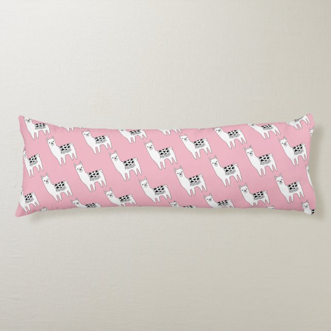 Coussins Longs Design moderne Sketchy Aztec Llamas (Devant)