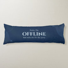 Désolé, je suis hors ligne, Joueur, Texte, Bleu