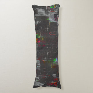 Coussins Longs Dessin coloré Abstrait dans la nuit noire sous le