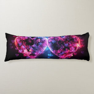 Coussins Longs Deux coeurs