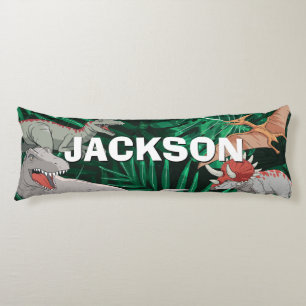 Coussins Longs Dinosaur Enfants Dino Trex Prehistory Boy Custom