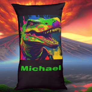 Coussins Longs Dinosaur Jungle T Rex Oreiller corporel pour enfan