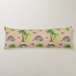 Coussins Longs Dinosaur Land Cute Dino