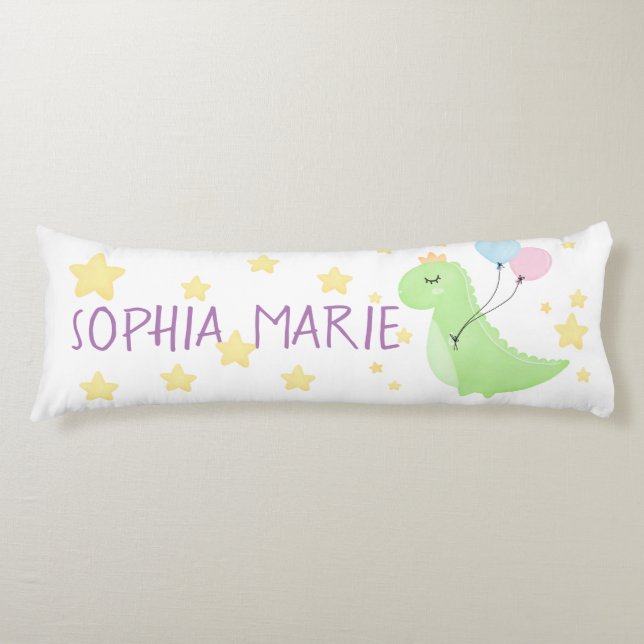 Coussins Longs Dinosaure à ballons (Devant)