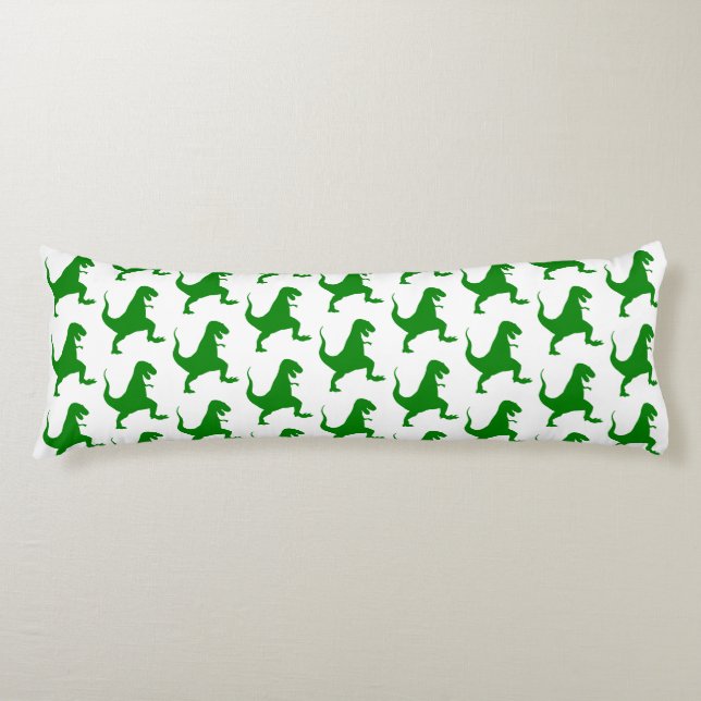 Coussins Longs Dinosaure Vert (Devant)