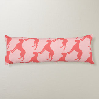 Coussins Longs Dogue Allemand corail