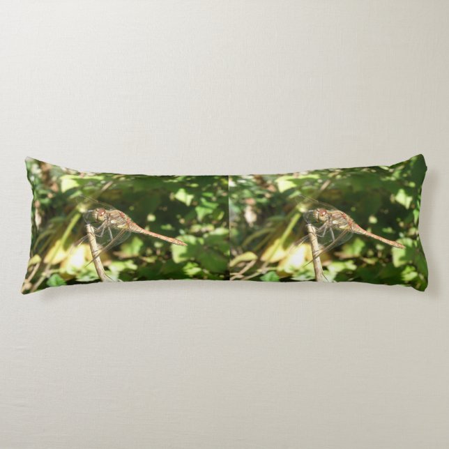 Coussins Longs Dragonfly on the Twig Body Oreiller (Devant)
