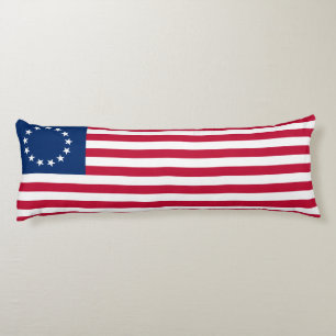 Coussins Longs Drapeau américain Betsy Ross