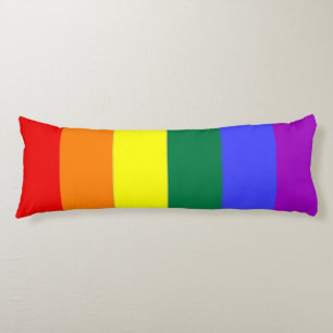 Coussins Longs Drapeau arc-en-ciel LGBT gay pride