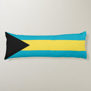 Coussins Longs Drapeau bahamien