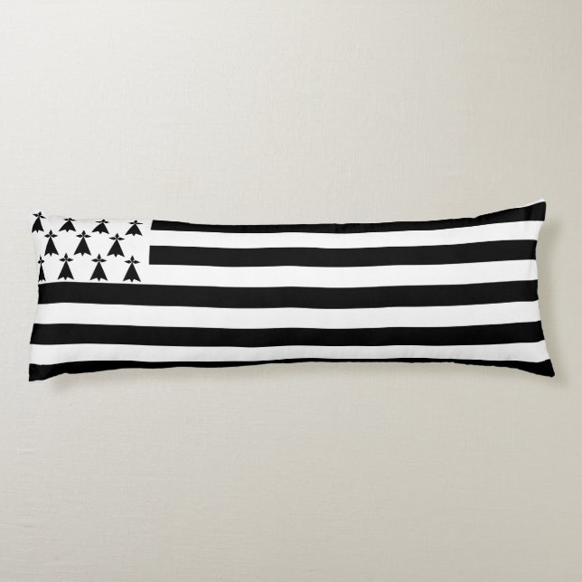 Coussins Longs Drapeau breton patriotique (Dos)