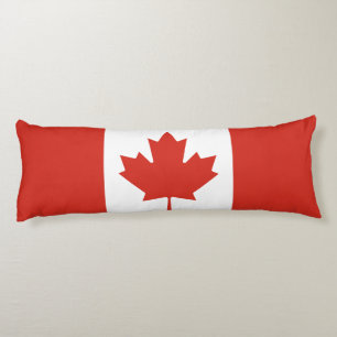 Coussins Longs Drapeau canadien patriotique