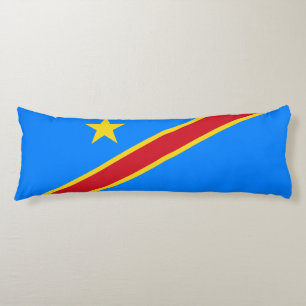 Coussins Longs Drapeau Congo Kinshasa