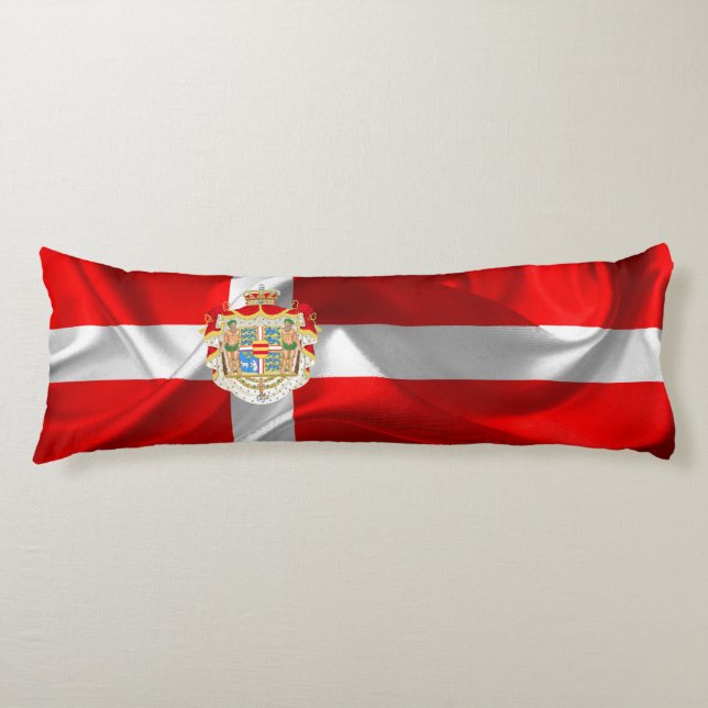 Coussins Longs Drapeau danois (Devant)