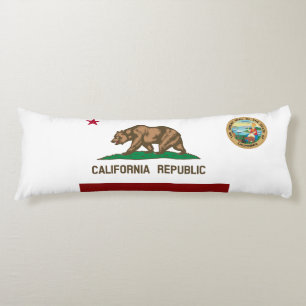 Coussins Longs Drapeau de Californie
