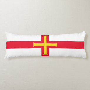 Coussins Longs Drapeau de Guernesey