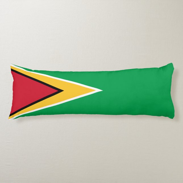 Coussins Longs Drapeau de Guyana (Devant)