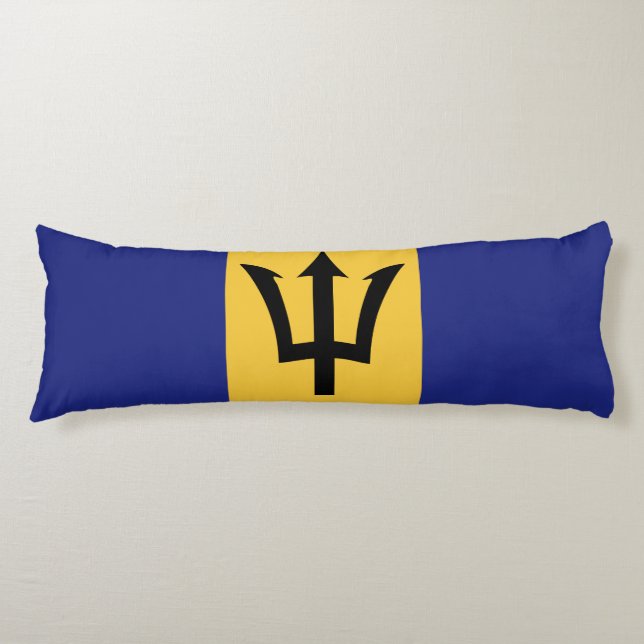 Coussins Longs Drapeau de la Barbade (Devant)