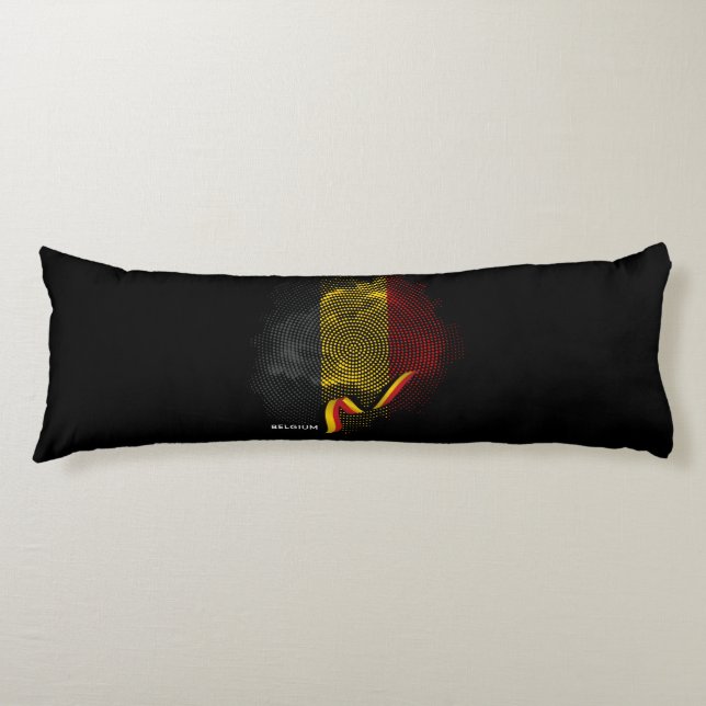 Coussins Longs Drapeau de la Belgique (Devant)