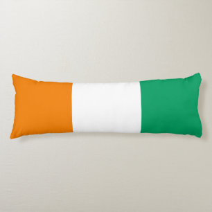 Coussins Longs Drapeau de la Côte d'Ivoire