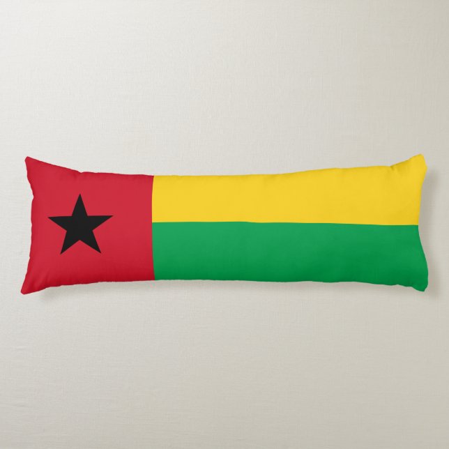 Coussins Longs Drapeau de la Guinée Bissau (Devant)