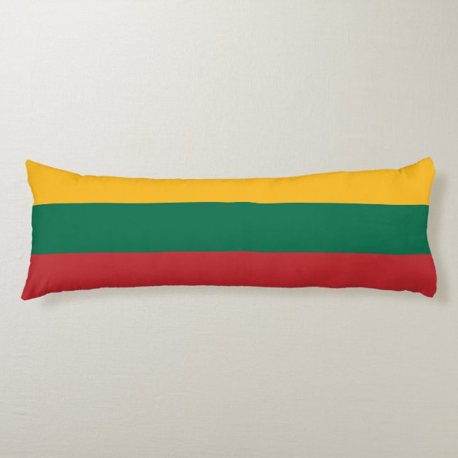 Coussins Longs Drapeau de la Lituanie (Devant)