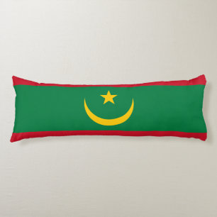 Coussins Longs Drapeau de la Mauritanie